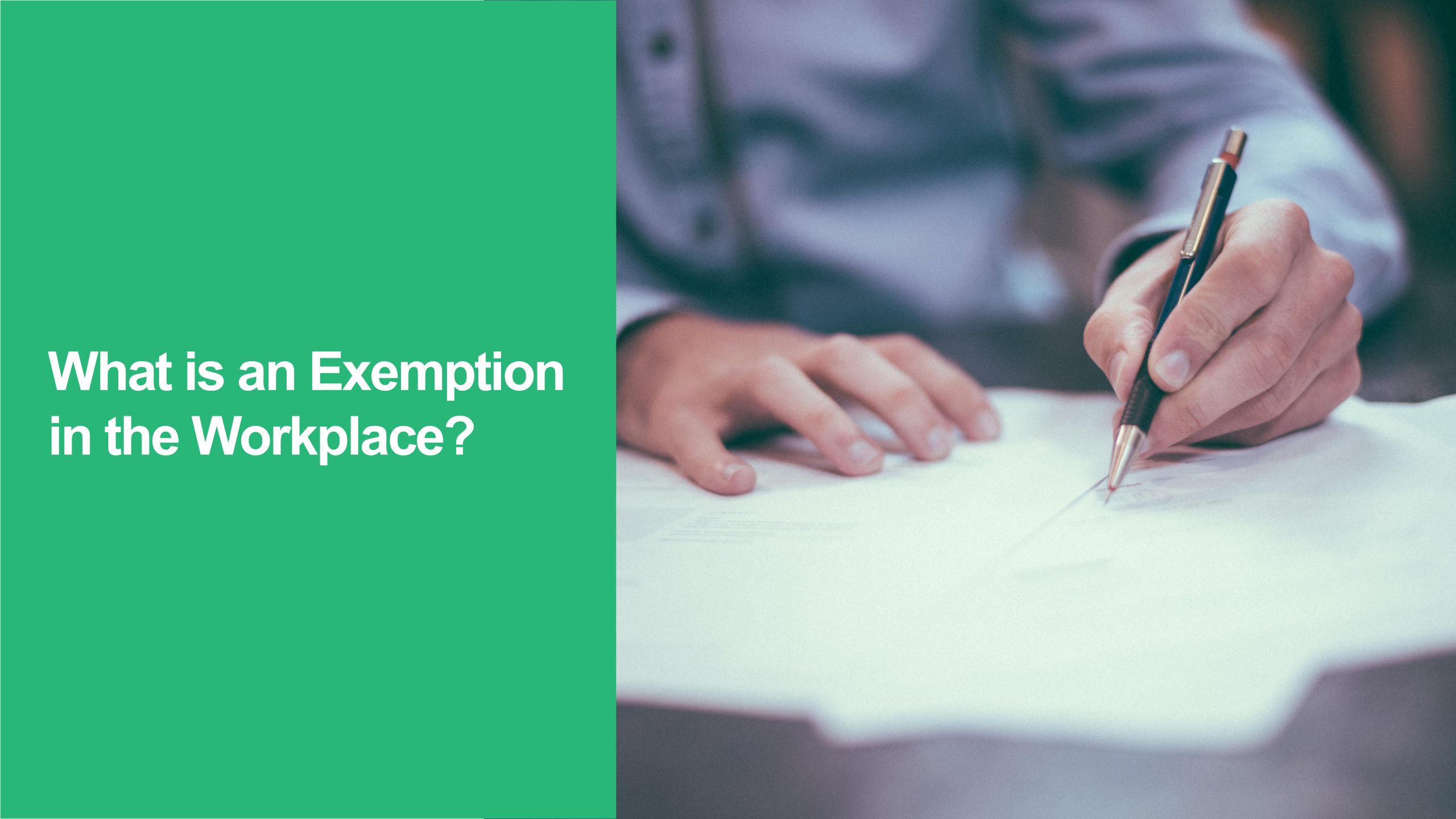 Exemption