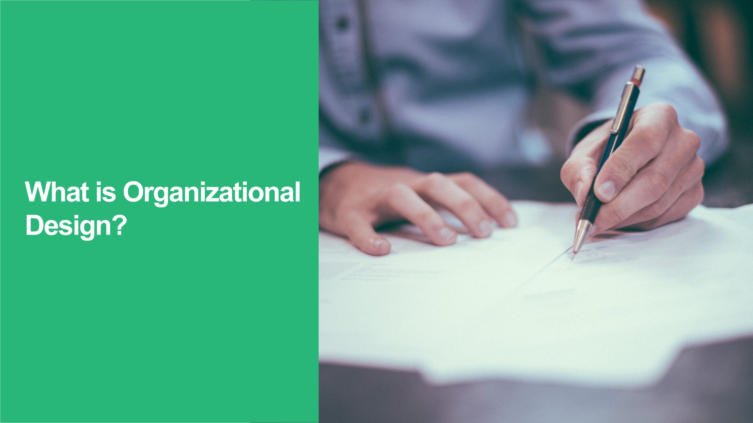 439 What is Organizational Design Organizational Design