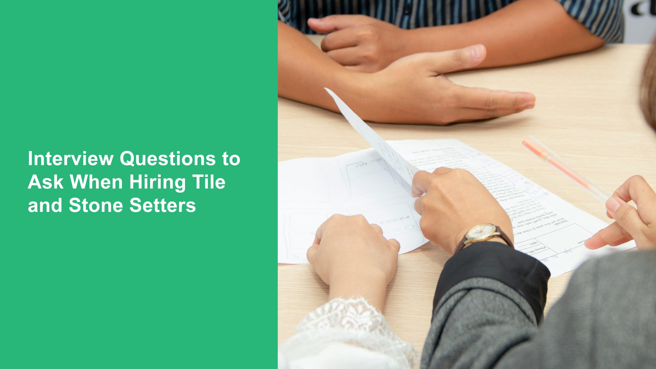 Questions Setter Securing Top Talent: Essential Interview Questions for Hiring Tile and ...
